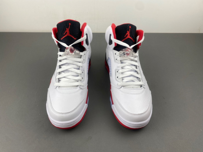 Air Jordan 5 “Fire Red Black Tongue” HQ7978-101