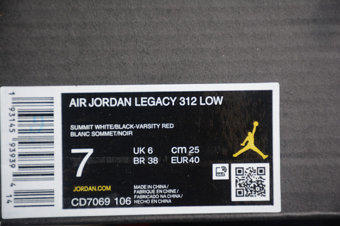 Air JORDAN LEGACY 312 LOW