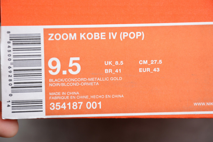 Zoom Kobe 4 POP